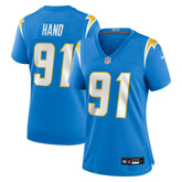 Nike Da'Shawn Hand Los Angeles Chargers Women's Team Game Jersey Powder Blue