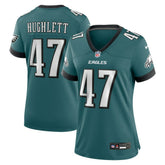 Nike Charley Hughlett Philadelphia Eagles Women's Team Game Jersey Midnight Green