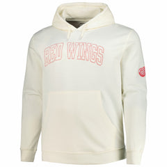 Detroit Red Wings Fanatics Big &Tall Stitch Hoodie - Cream - NHL 203042791
