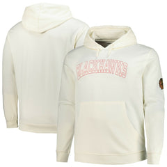 Chicago Blackhawks Fanatics Big &Tall Stitch Hoodie - Cream - NHL 203042793