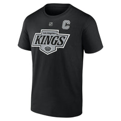 Anze Kopitar Los Angeles Kings Fanatics Authentic Stack Name & Number T-Shirt - Black - NHL 203044965