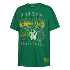 Boston Celtics Youth 2025 NBA Playoffs Retro Monumental T-Shirt Kelly Green | Mitchell & Ness for sale