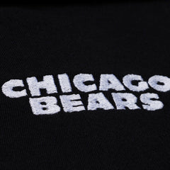 Mitchell & Ness Chicago Bears Women's Cropped Long Sleeve Rugby Polo Black