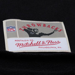 Mitchell & Ness San Francisco 49ers Women's Cropped Long Sleeve Rugby Polo Black