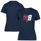 Alexander Ovechkin Washington Capitals Levelwear Women's NHL All-Time Leading Goal Scorer Milestone Stripes Name & Number Maddox T-Shirt - Navy - NHL 203056592