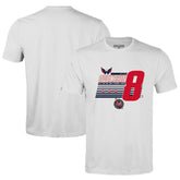 Alexander Ovechkin Washington Capitals Levelwear NHL All-Time Leading Goal Scorer Milestone Stripes Name & Number Richmond T-Shirt - White - NHL 203056608