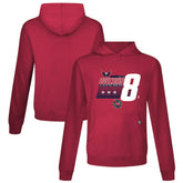 Alexander Ovechkin Washington Capitals Levelwear NHL All-Time Leading Goal Scorer Milestone Stripes Name & Number Relay Pullover Hoodie - Red - NHL 203056616