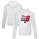 Alexander Ovechkin Washington Capitals Levelwear NHL All-Time Leading Goal Scorer Milestone Stripes Name & Number Relay Pullover Hoodie - White - NHL 203056617