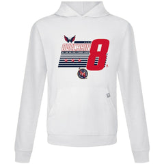 Alexander Ovechkin Washington Capitals Levelwear NHL All-Time Leading Goal Scorer Milestone Stripes Name & Number Relay Pullover Hoodie - White - NHL 203056617