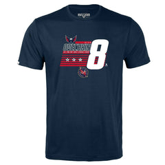 Alexander Ovechkin Washington Capitals Levelwear Youth NHL All-Time Leading Goal Scorer Milestone Stripes Name & Number Little Richmond T-Shirt - Navy - NHL 203056619