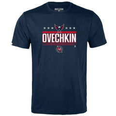Alexander Ovechkin Washington Capitals Levelwear Youth NHL All-Time Leading Goal Scorer Milestone Stars Name & Number Little Richmond T-Shirt - Navy - NHL 203056622