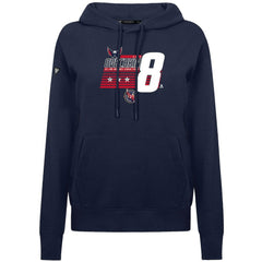 Alexander Ovechkin Washington Capitals Levelwear Women's NHL All-Time Leading Goal Scorer Milestone Stripes Name & Number Adorn Pullover Hoodie - Navy - NHL 203056628