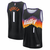 Devin Booker Phoenix Suns 2025/26 City Edition Fast Break Jersey Black | Fanatics for sale
