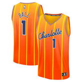 LaMelo Ball Charlotte Hornets 2025/26 City Edition Fast Break Jersey Orange | Fanatics outlet