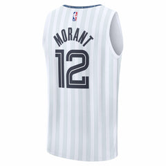 Ja Morant Memphis Grizzlies 2025/26 City Edition Fast Break Jersey White | Fanatics online