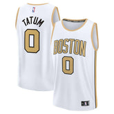 Jayson Tatum Boston Celtics Youth 2025/26 City Edition Fast Break Jersey White | Fanatics Lifestyle