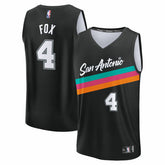 De'Aaron Fox San Antonio Spurs Youth 2025/26 City Edition Fast Break Jersey Black | Fanatics Near Me