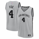 De'Aaron Fox San Antonio Spurs Fast Break Jersey Statement Edition Silver | Fanatics Lifestyle