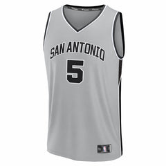Stephon Castle San Antonio Spurs Youth Fast Break Jersey Statement Edition Silver | Fanatics outlet