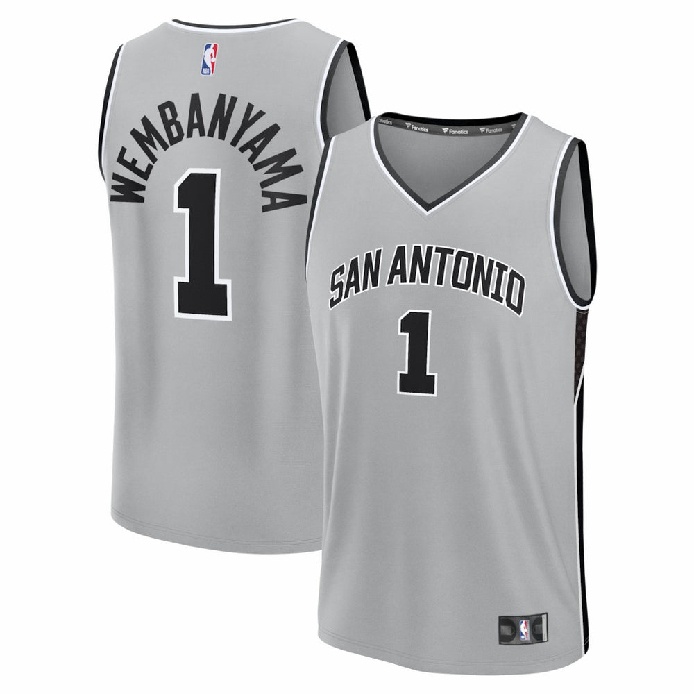 Victor Wembanyama San Antonio Spurs Youth Fast Break Jersey Statement Edition Silver | Fanatics Near Me