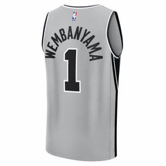 Victor Wembanyama San Antonio Spurs Youth Fast Break Jersey Statement Edition Silver | Fanatics Near Me