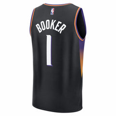 Devin Booker Phoenix Suns Youth Fast Break Jersey Statement Edition Black | Fanatics for sale