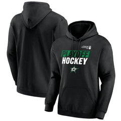 Dallas Stars Fanatics 2025 Stanley Cup Playoffs Breakout Pullover Hoodie - Black - NHL 203056783