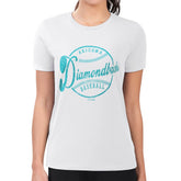 Arizona Diamondbacks G-III 4Her by Carl Banks Women's Super-Slim Fit Lightweight Distressed Baseball Team T-Shirt - White - MLB Discount