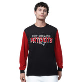 New England Patriots Starter Thursday Night Gridiron Long Sleeve T-Shirt- Black