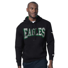 Philadelphia Eagles Starter Thursday Night Gridiron Hoodie with Vintage Logo Black