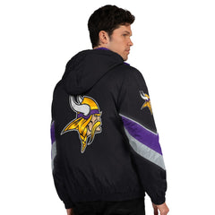 Minnesota Vikings Starter Thursday Night Gridiron Full-Zip Jacket Black/Purple