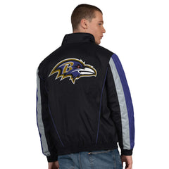 Baltimore Ravens Starter Thursday Night Gridiron Half-Zip Jacket Black