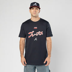 Atlanta Braves New Era x Hyperfly T-Shirt - Navy - New Era Sale