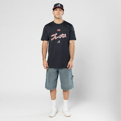 Atlanta Braves New Era x Hyperfly T-Shirt - Navy - New Era Sale