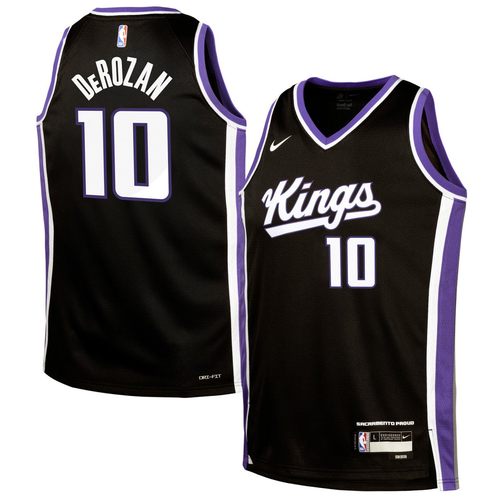 DeMar DeRozan Sacramento Kings Youth Swingman Jersey Icon Edition Black | Nike Near Me