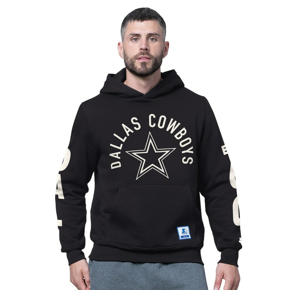Dallas Cowboys Starter Handoff Fleece Hoodie Sweatshirt Black