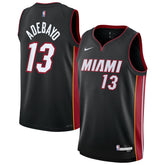 Bam Adebayo Miami Heat Youth Swingman Jersey Icon Edition Black | Nike Lifestyle