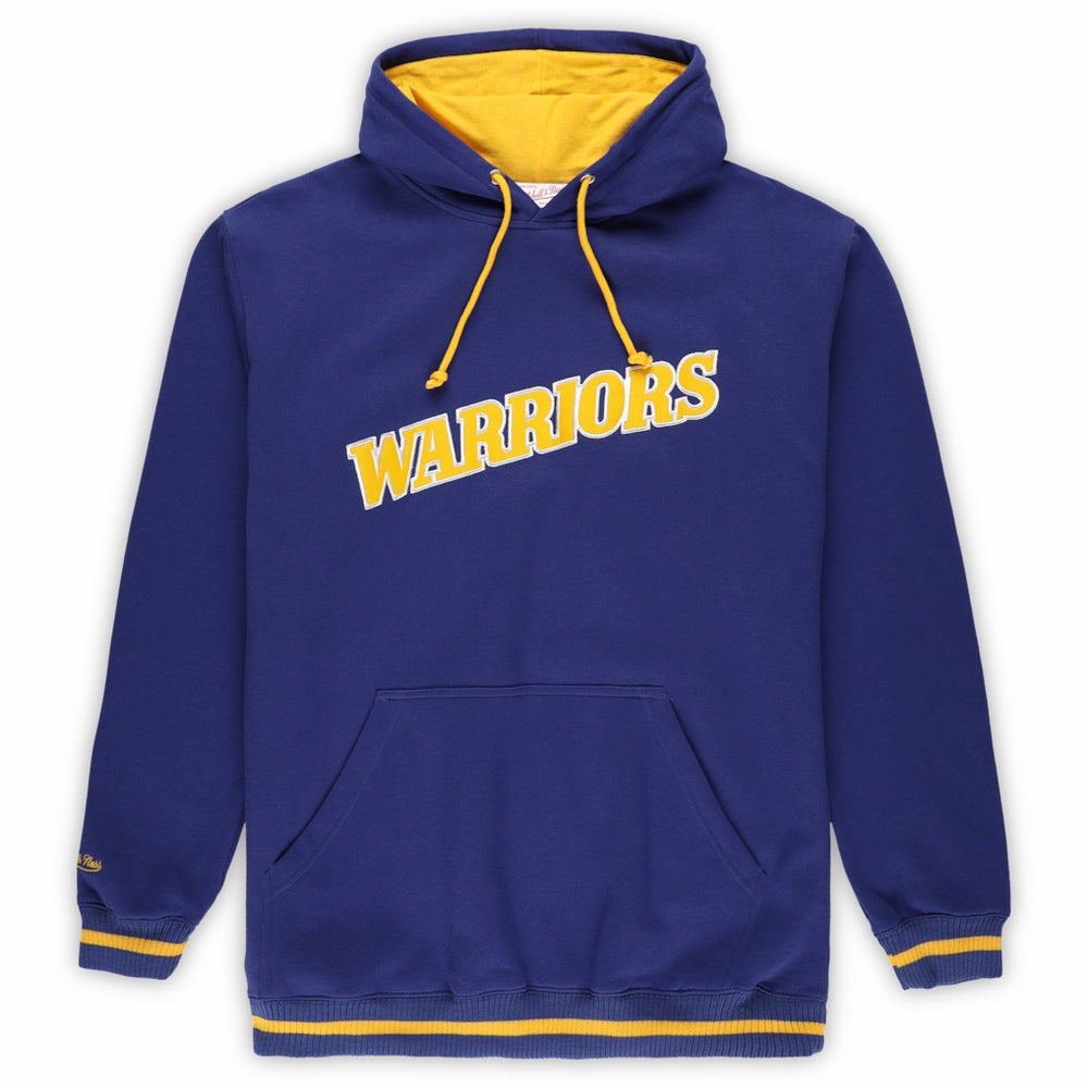 Golden State Warriors Hardwood Classics Big & Tall Hoodie for sale Royal | Mitchell & Ness