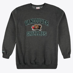 Memphis Grizzlies Hardwood Classics Big & Tall Crewneck Sweatshirt Heather Charcoal | Mitchell & Ness Near Me