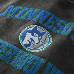 Minnesota Timberwolves Hardwood Classics Big & Tall Crewneck Sweatshirt Heather Charcoal | Mitchell & Ness outlet
