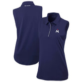 Minnesota Twins Columbia Women's Tend The Ball Sleeveless Polo - Navy - Columbia Lifestyle