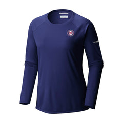 Washington Nationals Columbia Tidal Tee II Long Sleeve T-Shirt - Navy - Columbia on Sale