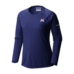 Minnesota Twins Columbia Tidal Tee II Long Sleeve T-Shirt - Navy - Columbia Sale
