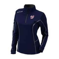 Washington Nationals Columbia Shotgun Quarter-Zip Top - Navy - Columbia Online