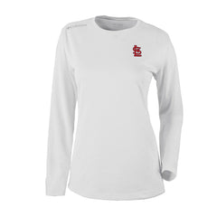 St. Louis Cardinals Columbia Shotgun Long Sleeve T-Shirt - White - Columbia Lifestyle