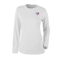 Toronto Blue Jays Columbia Shotgun Long Sleeve T-Shirt - White - Columbia Lifestyle