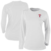 Texas Rangers Columbia Shotgun Long Sleeve T-Shirt - White - Columbia Discount