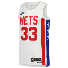 Nic Claxton Brooklyn Nets Swingman Jersey Classic Edition White | Nike Lifestyle