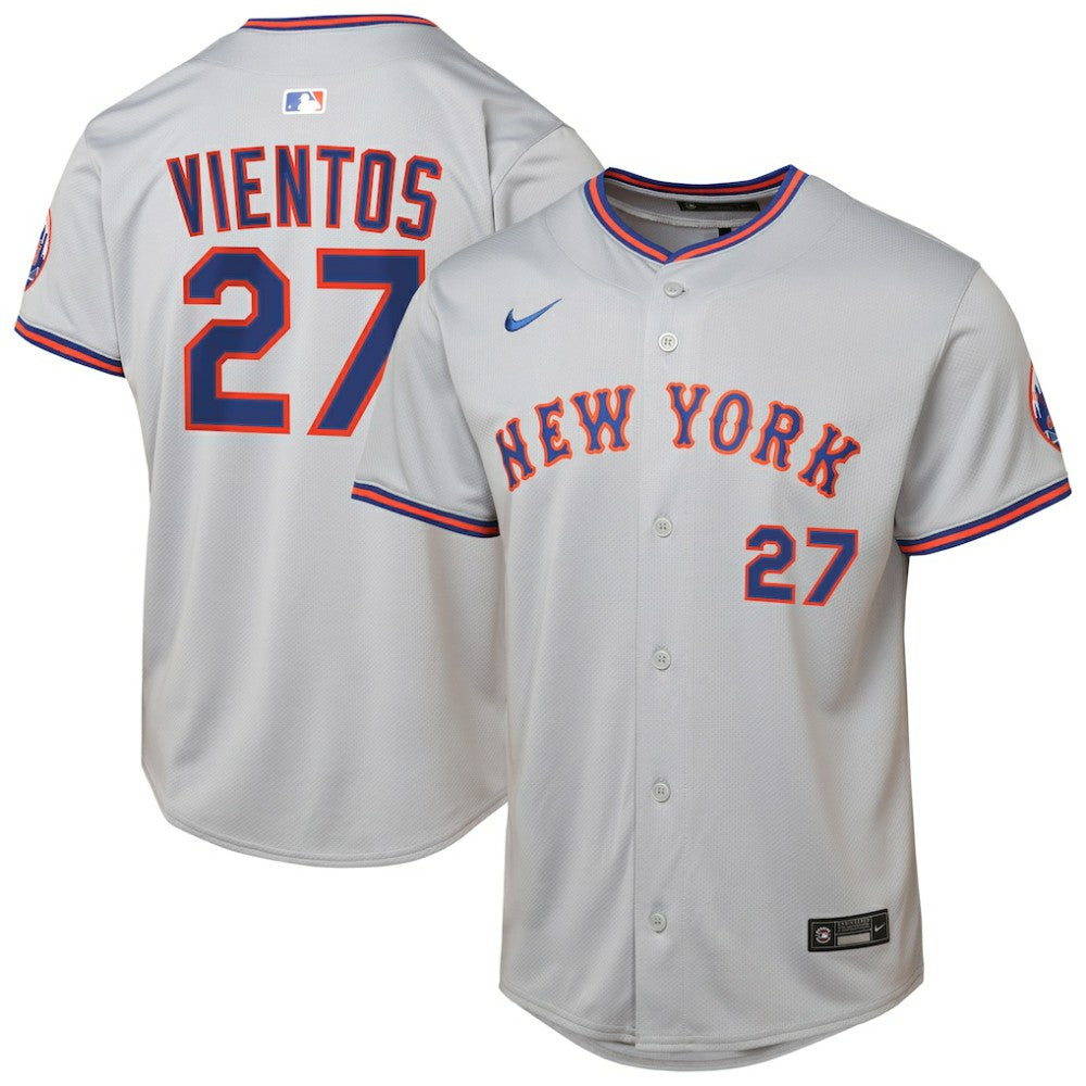 Mark Vientos New York Mets Nike Youth Road Limited Jersey - Gray - Nike on Sale