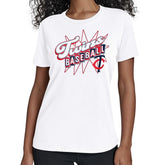 Minnesota Twins Starter Women's Drive-In T-Shirt - White - MLB Lifestyle